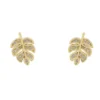 Latelita Palm Leaf Stud Earrings