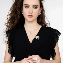 Latelita Petal Cascading Cocktail Ring Silver -Cheap Gemiracle Store A005 1be2ddf2 e770 4a15 8134 8b88e9125cb4