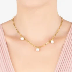 Latelita Amelia Three Pearl Necklace Rosegold 6 Latelita Amelia Three Pearl Necklace Rosegold -Cheap Gemiracle Store amelia three pearl necklace rosegold 534813