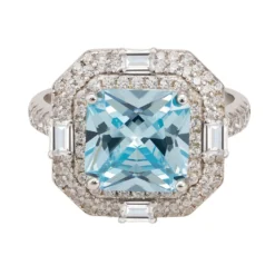 Latelita Anastasia Gemstone Cocktail Ring Silver Blue Topaz -Cheap Gemiracle Store anastasia gemstone cocktail ring silver blue topaz 197322
