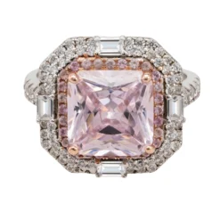 Latelita Anastasia Gemstone Cocktail Ring Silver Morganite -Cheap Gemiracle Store anastasia gemstone cocktail ring silver morganite 318581