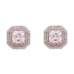 Latelita Anastasia Stud Earrings Silver Morganite