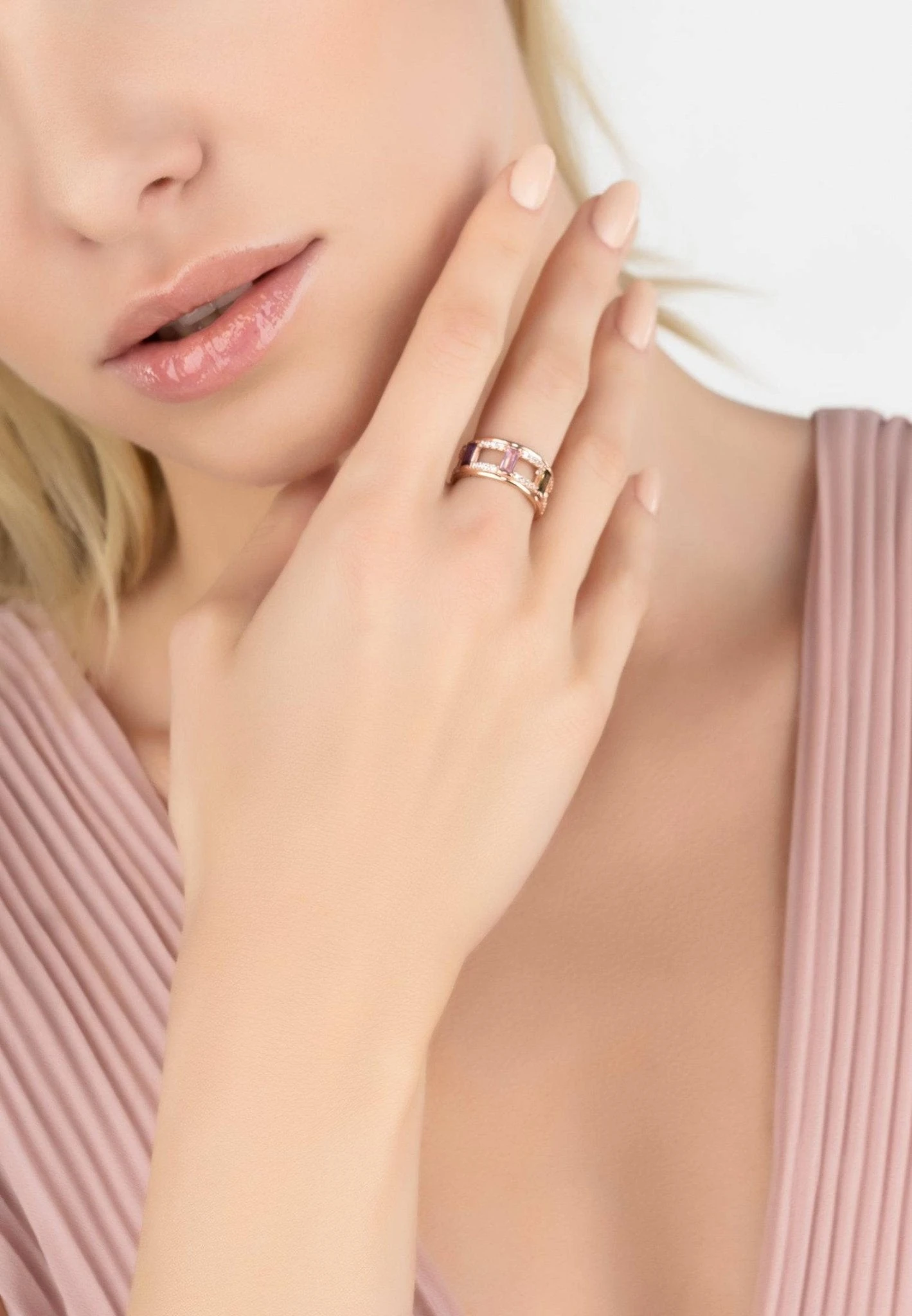 Latelita Ancona Adjustable Ring Rosegold 2 Latelita Ancona Adjustable Ring Rosegold - Image 2