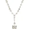 Latelita Angelina Moissanite Statement Necklace Silver