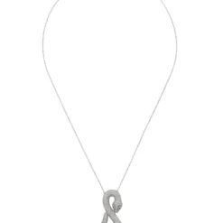 Latelita Asp Snake Pendant Necklace Silver White -Cheap Gemiracle Store asp snake pendant necklace silver white 874170