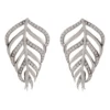 Latelita Bali Leaf Stud Earrings Silver Oxidised