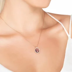 Latelita Beatrice Oval Gemstone Pendant Necklace Rose Gold Amethyst Hydro 12 Latelita Beatrice Oval Gemstone Pendant Necklace Rose Gold Amethyst Hydro -Cheap Gemiracle Store beatrice oval gemstone pendant necklace rose gold amethyst hydro 795760