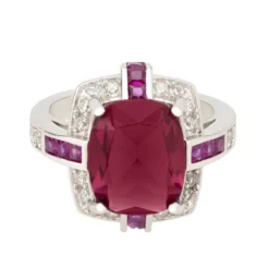 Latelita Clarence Silver Ring Ruby -Cheap Gemiracle Store clarence silver ring ruby 761710