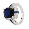 Latelita Clarence Silver Ring Sapphire