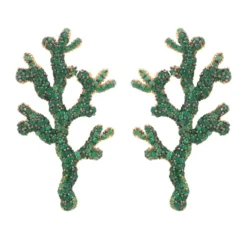 Latelita Coral Reef Earrings Green Cz