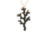 Latelita Coral Reef Necklace Black Cz