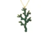 Latelita Coral Reef Necklace Green Cz