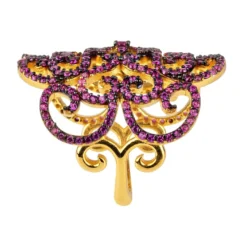 Latelita Countess Filigree Cocktail Ring Ruby Pink Gold -Cheap Gemiracle Store countess filigree cocktail ring ruby pink gold 736352