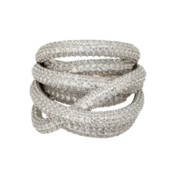 Latelita Crossover Multi-Strand Cocktail Ring Silver 11 Latelita Crossover Multi-Strand Cocktail Ring Silver -Cheap Gemiracle Store crossover multi strand cocktail ring silver 981800