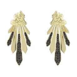 Latelita Deco Fan Ear Jacket Black Gold