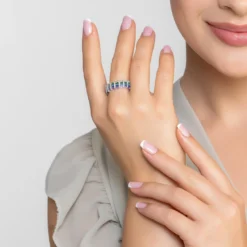 Latelita Deco Fantail Cocktail Ring Silver Rainbow -Cheap Gemiracle Store deco fantail cocktail ring silver rainbow 574032