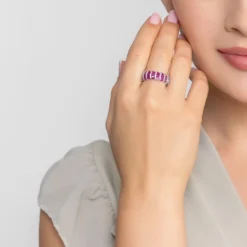 Latelita Deco Fantail Cocktail Ring Silver Ruby -Cheap Gemiracle Store deco fantail cocktail ring silver ruby 431964