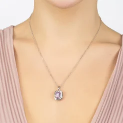 Cheap Gemiracle Store -Cheap Gemiracle Store destiny necklace silver pink morganite 465284