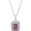 Latelita Destiny Necklace Silver Pink Morganite