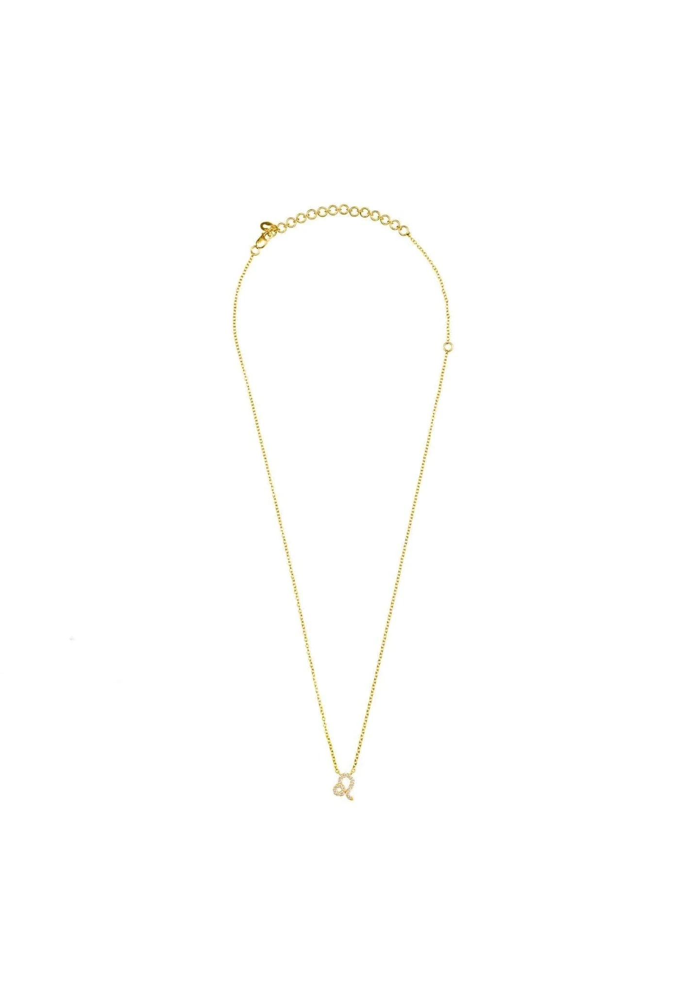 Latelita Diamond Zodiac Necklace Gold Leo 5 Latelita Diamond Zodiac Necklace Gold Leo - Image 5