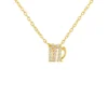 Latelita Diamond Zodiac Necklace Gold Virgo