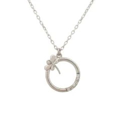 Latelita Dragonfly Halo Necklace Silver