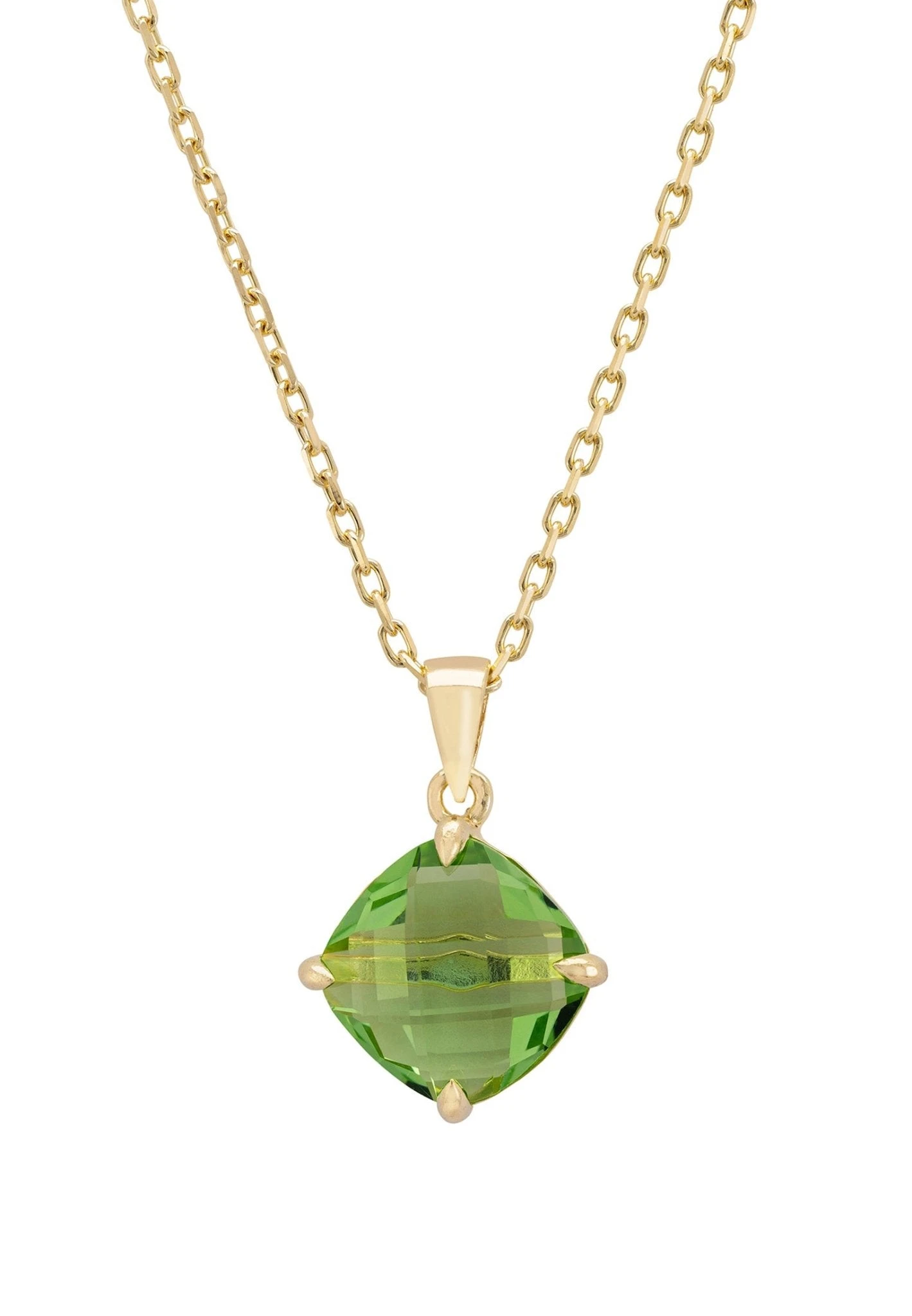 Latelita Empress Gemstone Necklace Gold Peridot 1 Latelita Empress Gemstone Necklace Gold Peridot