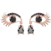 Latelita Eye Of Horus Earrings Black Rosegold