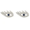 Latelita Eye Of Horus Stud Earrings Silver