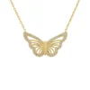 Latelita Filigree Butterfly Necklace Gold