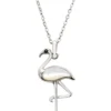 Latelita Flamingo Pearl Necklace Silver