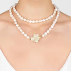 Latelita Flower Pearl Gemstone Long Necklace White Cz Gold 7 Latelita Flower Pearl Gemstone Long Necklace White Cz Gold -Cheap Gemiracle Store flower pearl gemstone long necklace white cz gold 700389