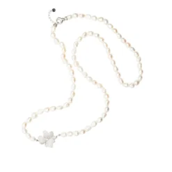 Latelita Flower Pearl Gemstone Long Necklace White Cz Silver 8 Latelita Flower Pearl Gemstone Long Necklace White Cz Silver -Cheap Gemiracle Store flower pearl gemstone long necklace white cz silver 214942
