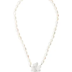 Latelita Flower Pearl Mid Length Necklace White Cz Silver 6 Latelita Flower Pearl Mid Length Necklace White Cz Silver -Cheap Gemiracle Store flower pearl mid length necklace white cz silver 759515