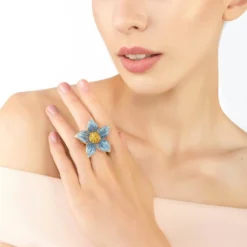 Latelita Forget Me Not Flower Ring Gold 12 Latelita Forget Me Not Flower Ring Gold -Cheap Gemiracle Store forget me not flower ring gold 375501