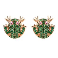 Latelita Frog Prince Earrings Rosegold