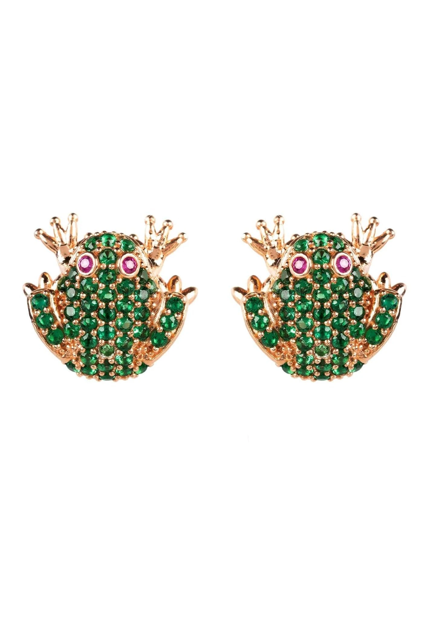 Latelita Frog Prince Earrings Rosegold 1 Latelita Frog Prince Earrings Rosegold