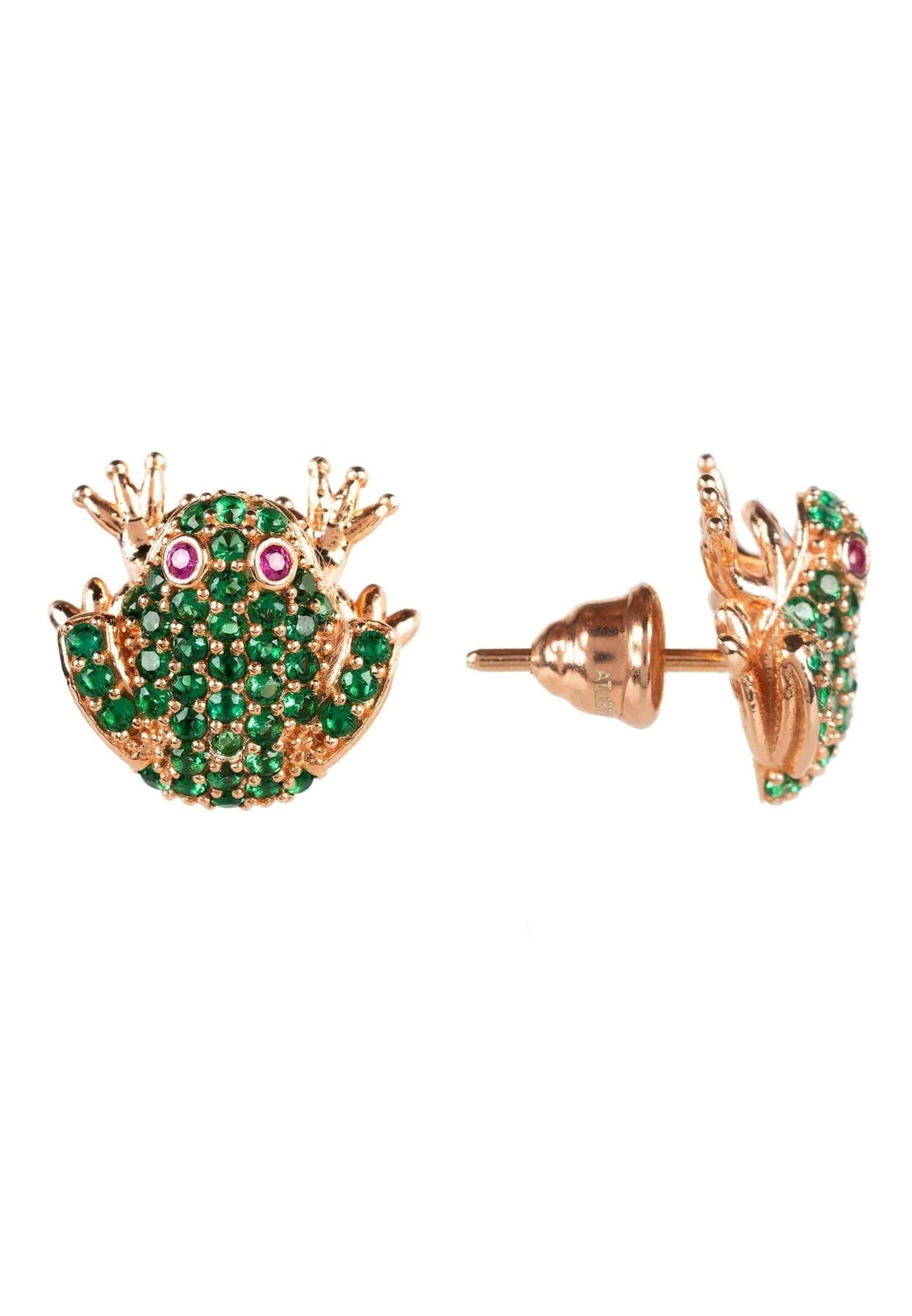Latelita Frog Prince Earrings Rosegold 3 Latelita Frog Prince Earrings Rosegold - Image 3