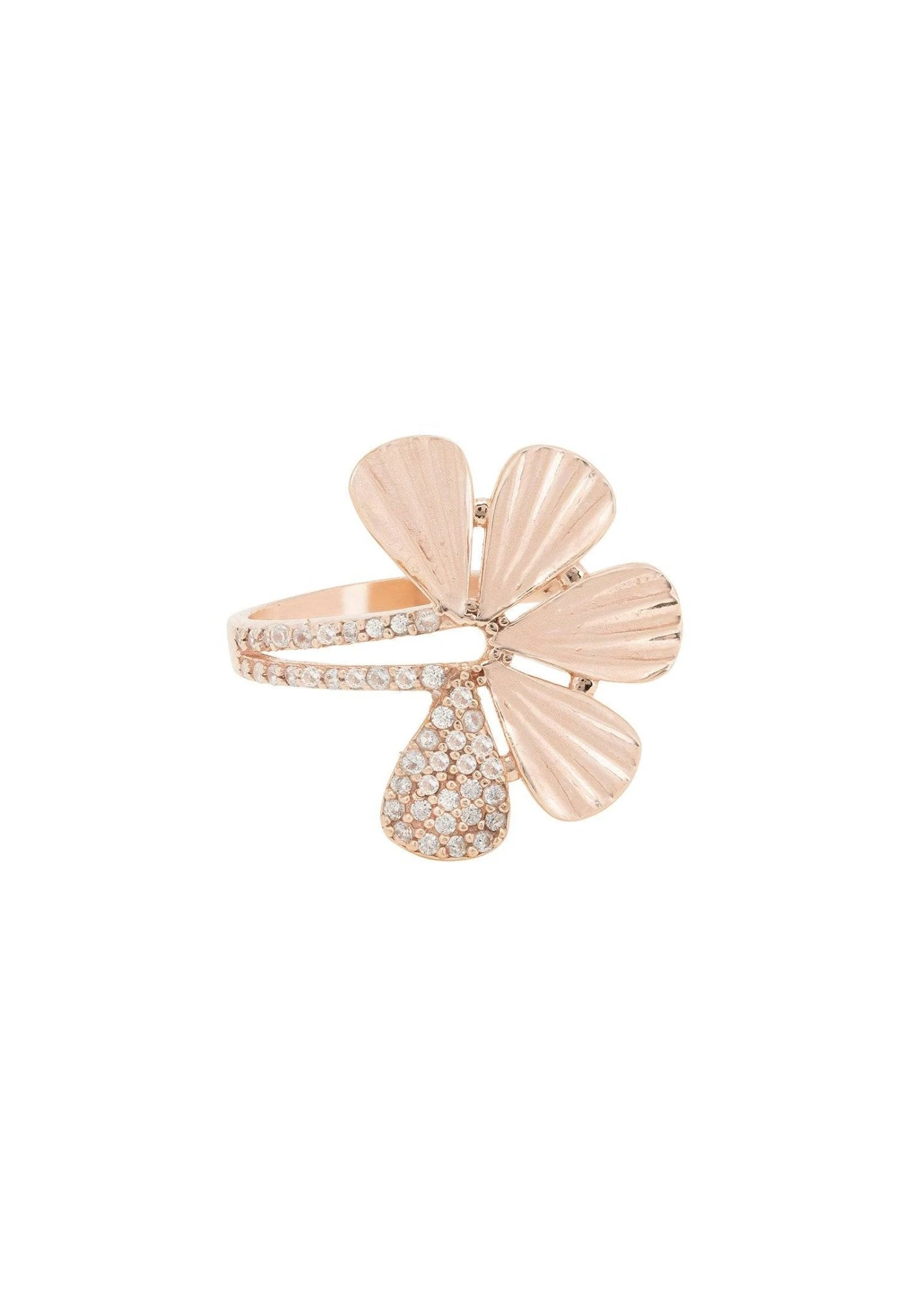 Latelita Ginkgo Leaf Ring Rosegold 3 Latelita Ginkgo Leaf Ring Rosegold - Image 3