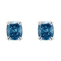 Latelita Helena Blue Topaz Stud Earrings Silver
