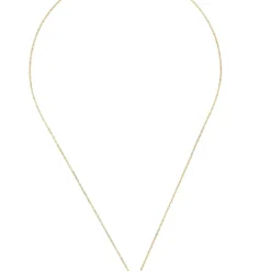 Latelita Initial Enamel Necklace Gold I -Cheap Gemiracle Store initial enamel necklace gold i 549448