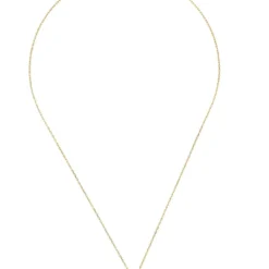 Latelita Initial Enamel Necklace Gold L -Cheap Gemiracle Store initial enamel necklace gold l 977353