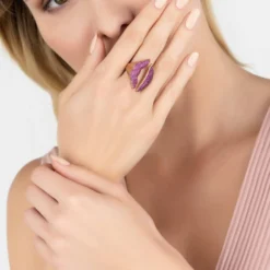 Latelita Kiss Me Lips Ring Rosegold -Cheap Gemiracle Store kiss me lips ring rosegold 570724