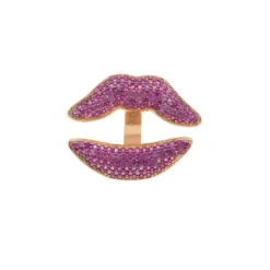 Latelita Kiss Me Lips Ring Rosegold -Cheap Gemiracle Store kiss me lips ring rosegold 781402