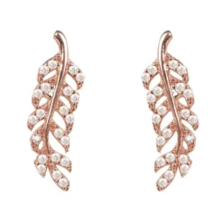 Latelita Leaf Ear Climbers Rosegold -Cheap Gemiracle Store leaf ear climbers rosegold 366098