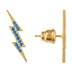 Latelita Lightning Bolt Stud Earrings Blue Gold 6 Latelita Lightning Bolt Stud Earrings Blue Gold -Cheap Gemiracle Store lightning bolt stud earrings blue gold 600819