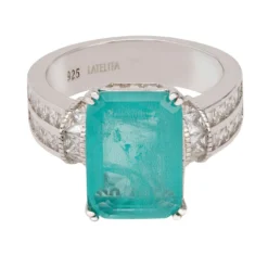Latelita Lillibet Paraiba Tourmaline Cocktail Ring Silver -Cheap Gemiracle Store lillibet paraiba tourmaline cocktail ring silver 216850