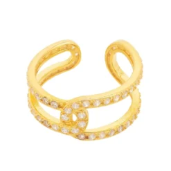 Latelita Link Chain Cz Ring Gold -Cheap Gemiracle Store link chain cz ring gold 231563