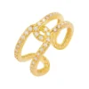 Latelita Link Chain Cz Ring Gold