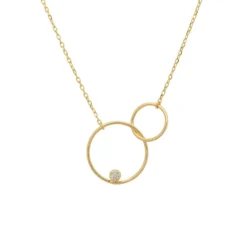 Latelita Linked Halo Circle Necklace Gold 8 Latelita Linked Halo Circle Necklace Gold -Cheap Gemiracle Store linked halo circle necklace gold 801692
